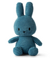 MIFFY VELOURS CÔTELÉ bleue 23CM