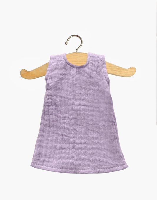 Amigas - Robe Iva en coton double gaze lilas