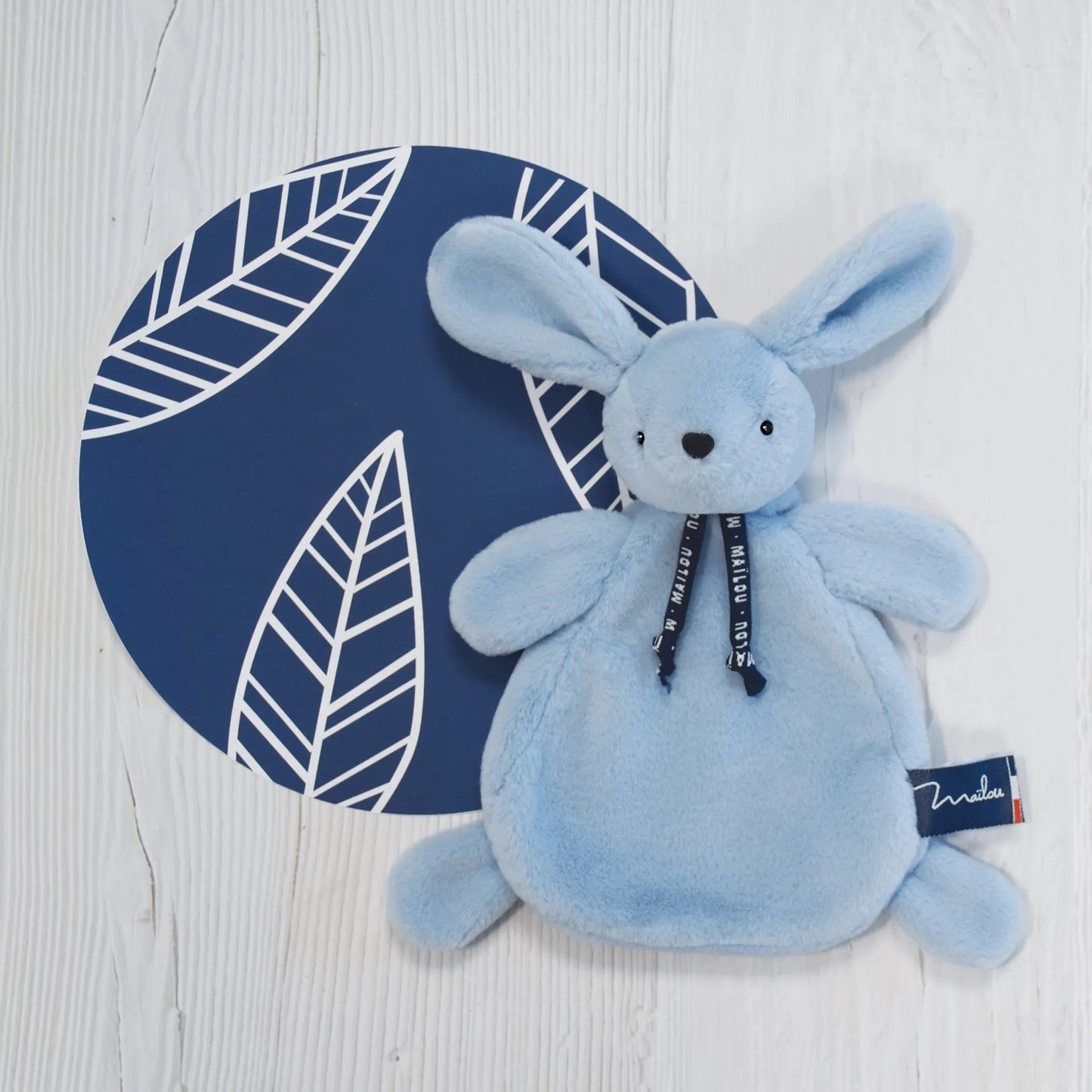 Lapin DORLOTIN - Doudou - Bleu - 22cm