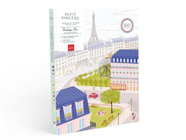 Coffret peinture au numéro - Un printemps à Paris