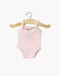 Justaucorps en jersey rose pâle pour poupées