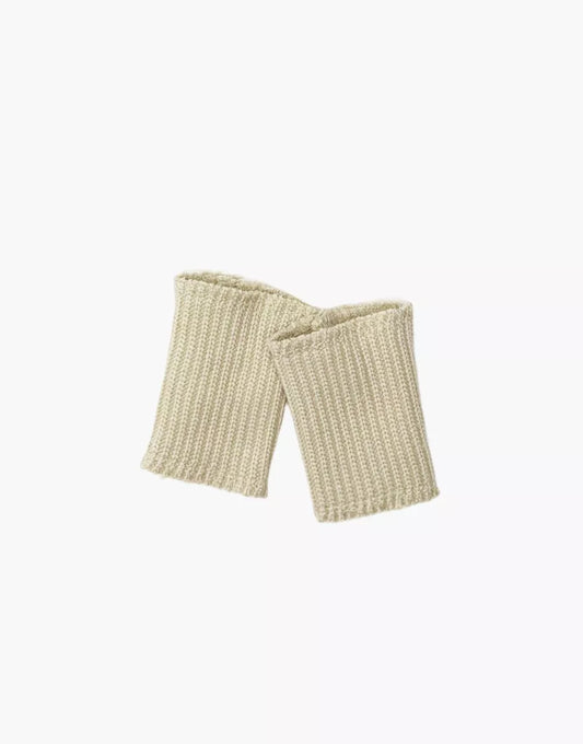 Paire de guêtres pour poupées écru