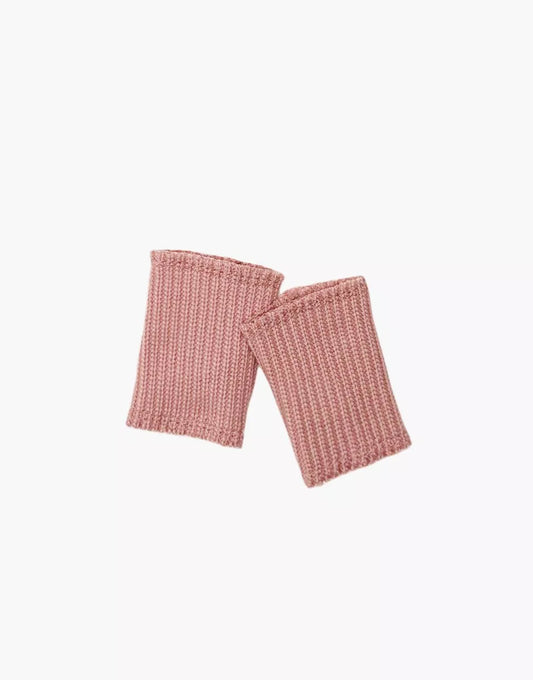 Paire de guêtres pour poupées rose