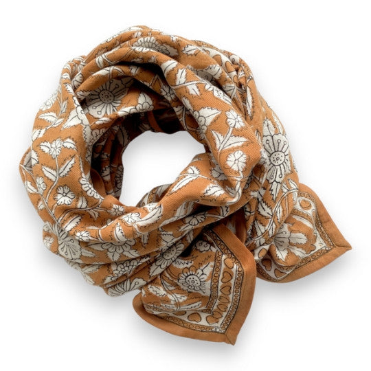 Foulard Latika noisette