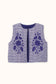 Gilet Sakara khadi violet réversible