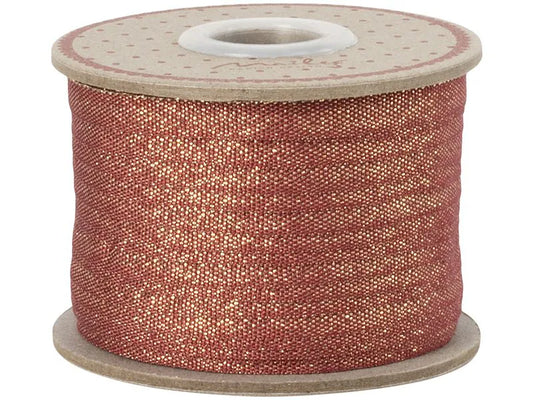 Ruban red gold pour emballage cadeau