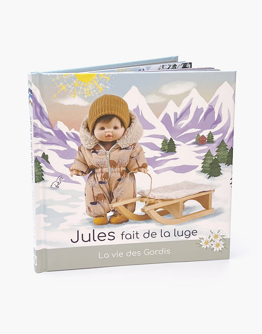 Livre Minikane - Jules fait de la luge