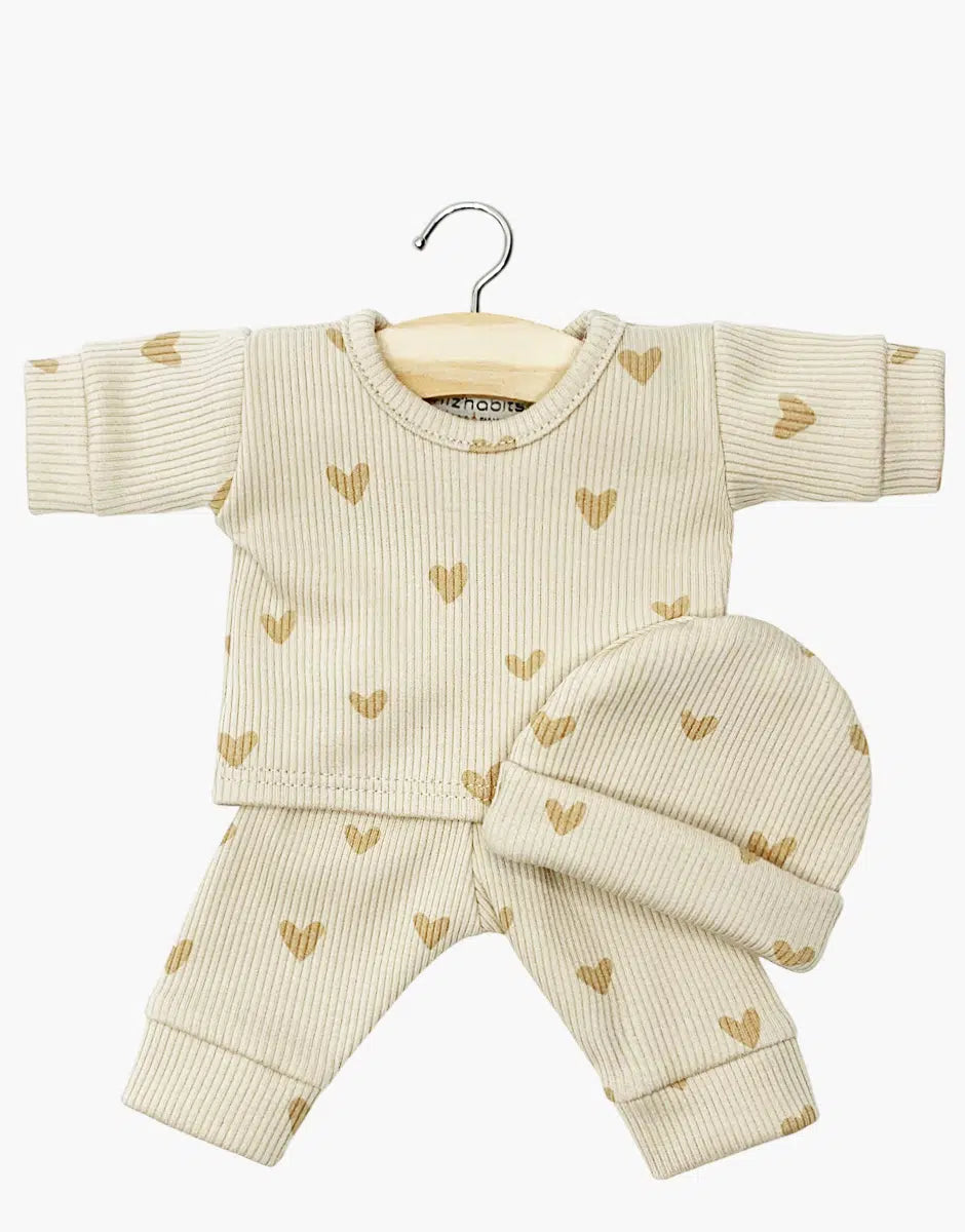 Babies – Pyjama Morgan petits coeurs et son bonnet