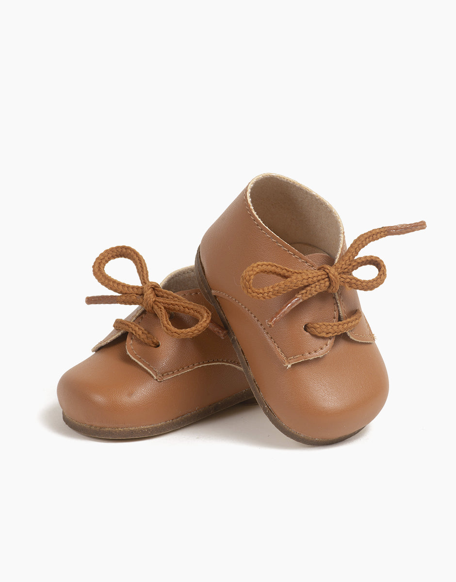 Bambinis - Chaussures à lacets Derbies caramel