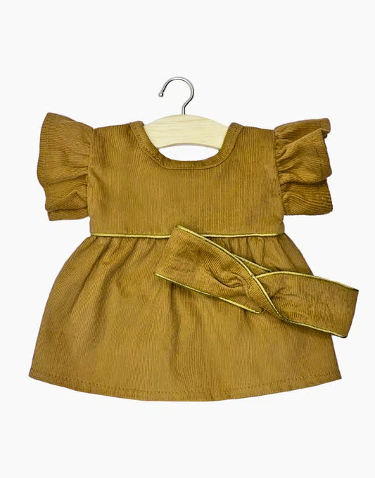 Robe Daisy milleraie Havane et son headband