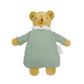 Doudou hochet ours nid d'ange vert celadon 20 cm