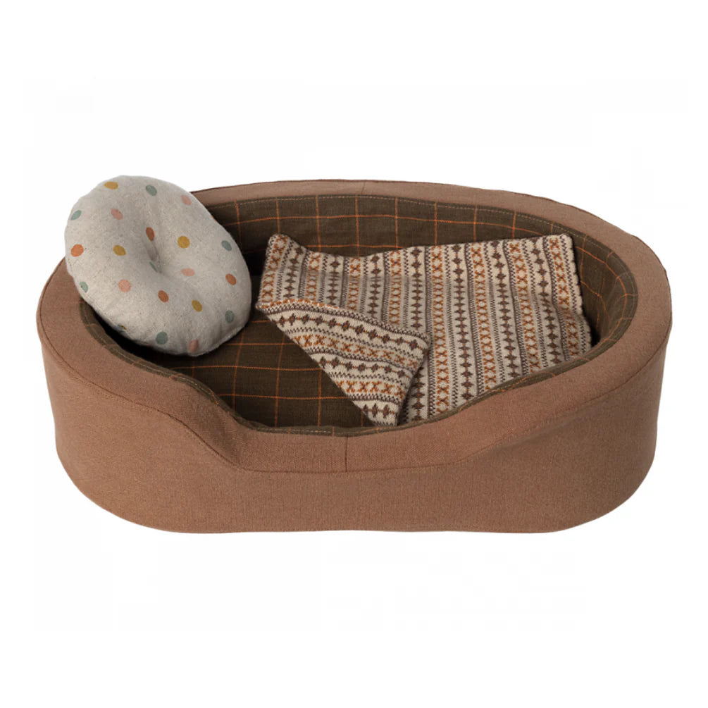 Panier pour chien en peluche