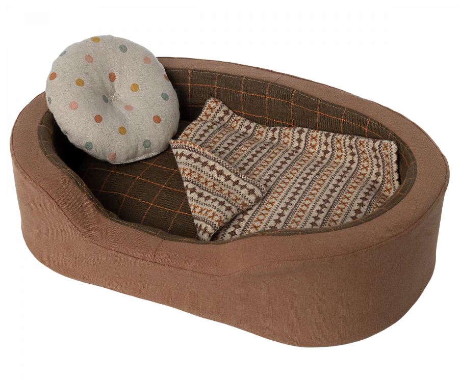 Panier pour chien en peluche