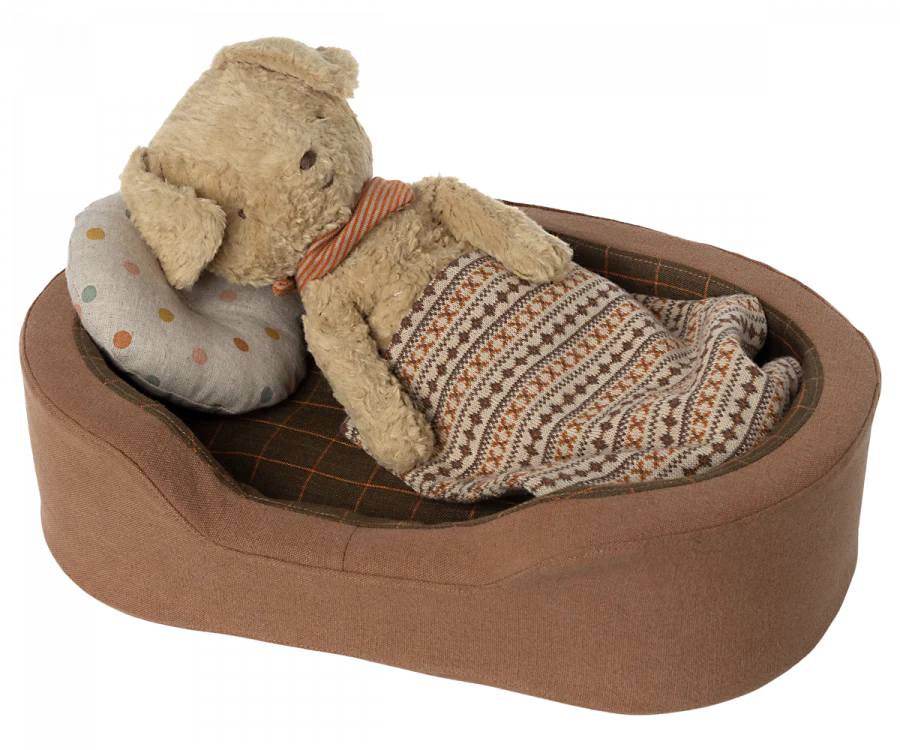 Panier pour chien en peluche