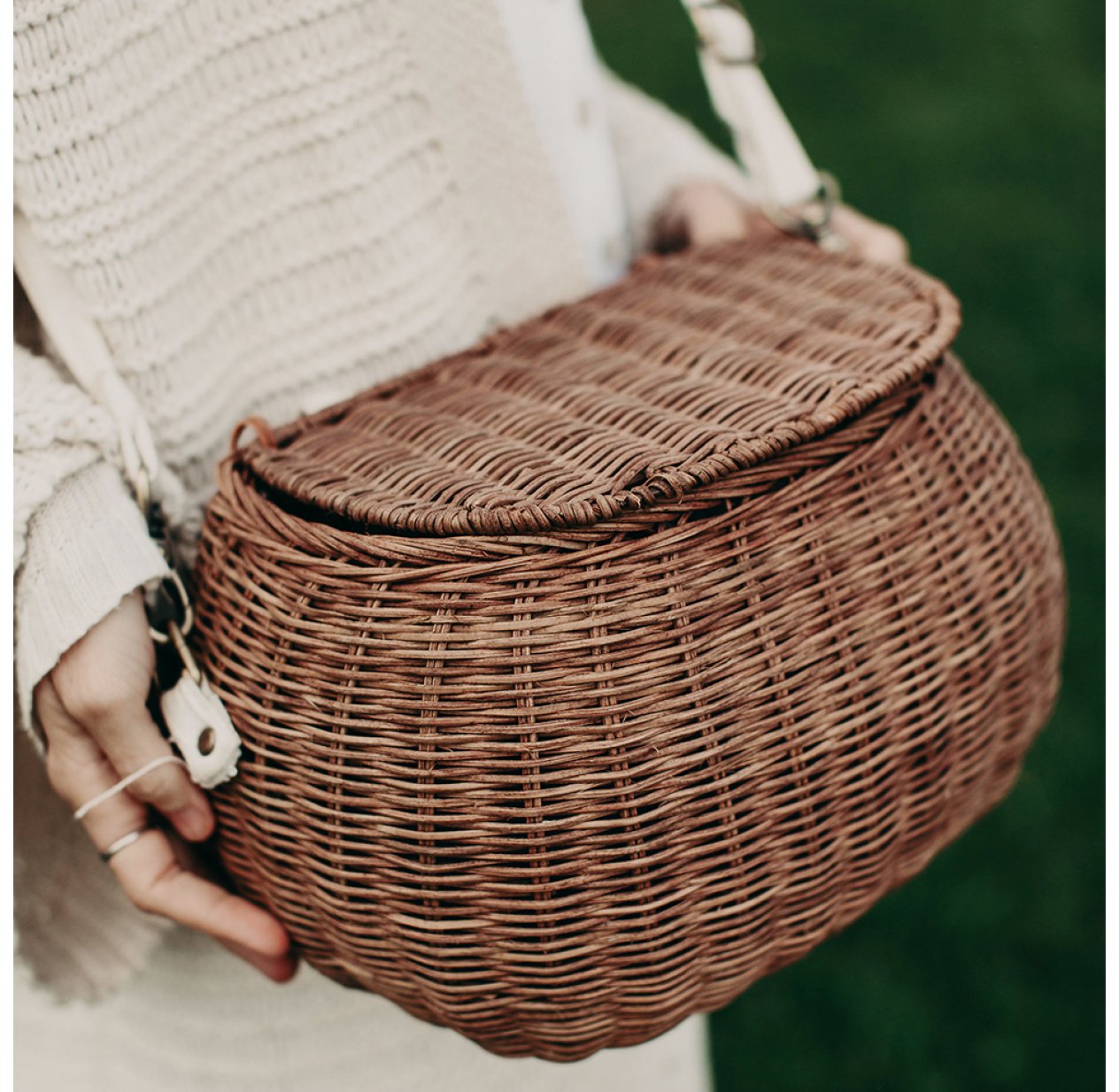 Panier Mamachari naturel