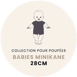 Babies – bonnet Tico en milleraies bleu foncé