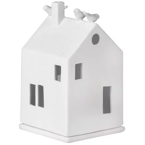 Mini lampe en porcelaine- Lighthouse birdhouse