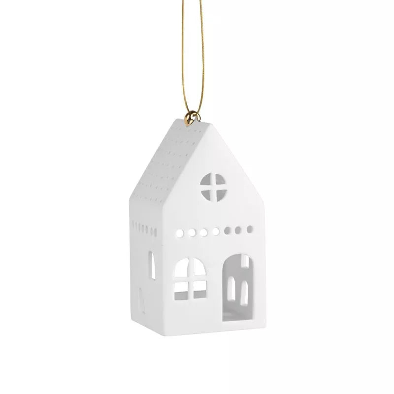 Mini lampe en porcelaine- Hanging lighthouse Angular