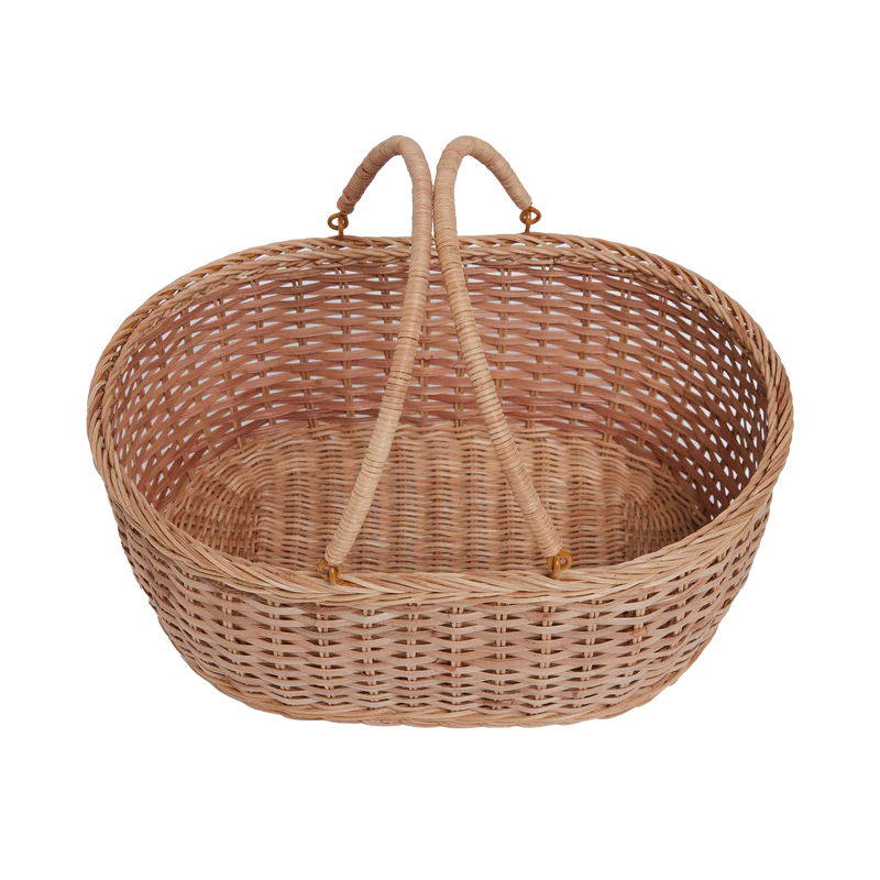 Panier rattan basque