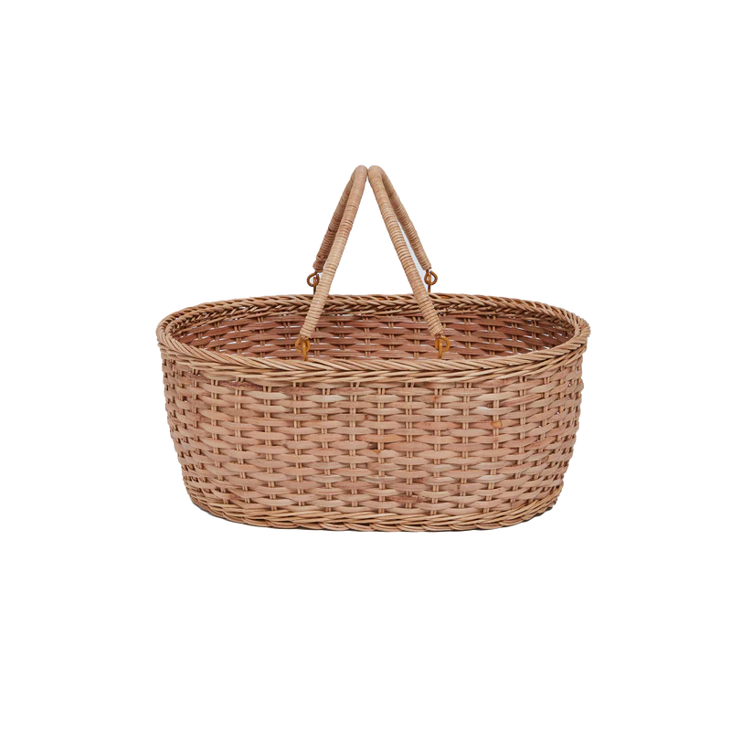 Panier rattan basque