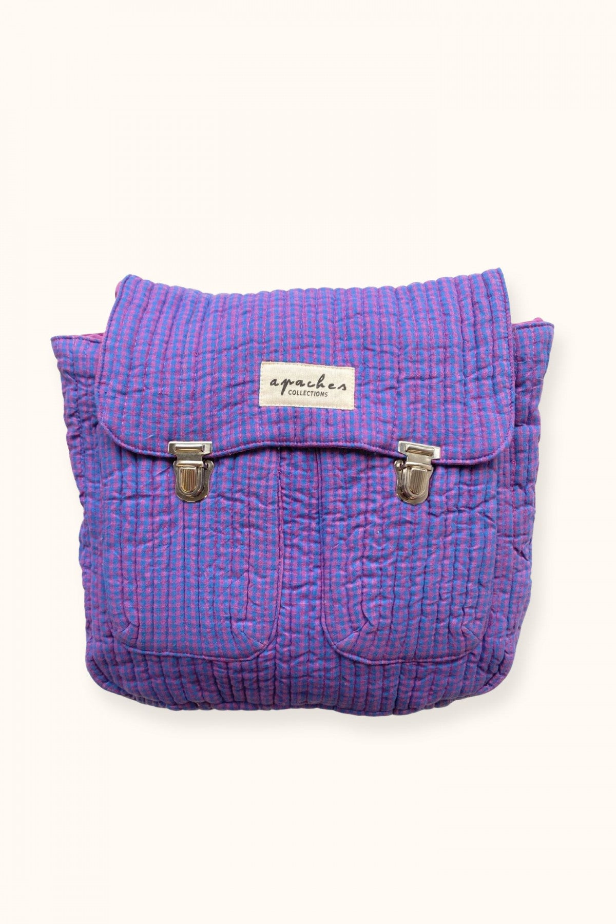 Sac à Dos Suji carreaux electric (violet)