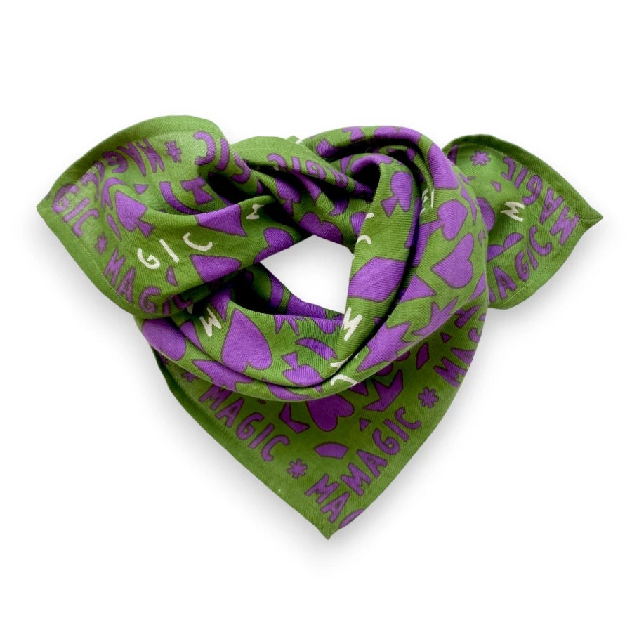 Small Foulard Manika "Magic" - Coloris : Nature