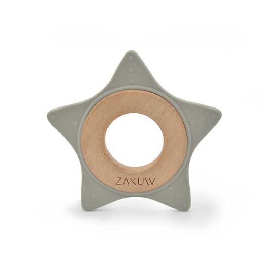 Anneau de dentition étoile sauge - Zakuw