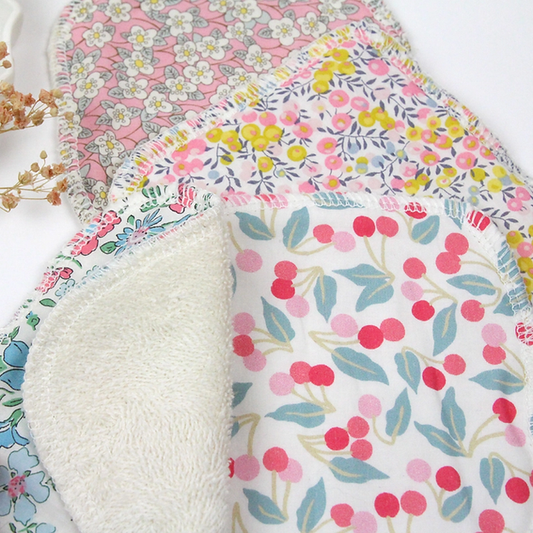 Lot de 5 lingettes lavables
