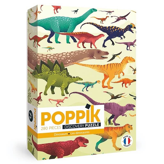 Puzzle dinosaures 280 pièces - Poppik