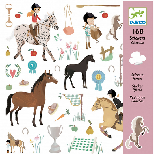 Stickers chevaux - Djeco