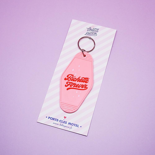 Porte-clés Motel « Bichette Forever » 