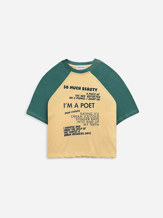 Poetry Bobo 3/4 sleeve T-shirt 