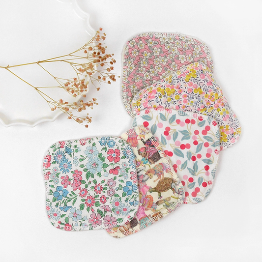 Lot de 5 lingettes lavables 