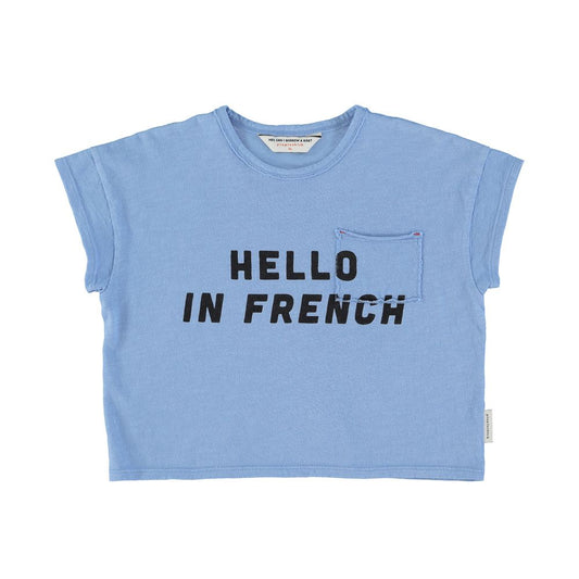 Teeshirt imprimé Hello in French