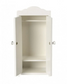 Armoire en bois blanc