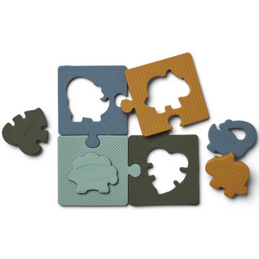 Puzzle Bodil Dino blue multi mix