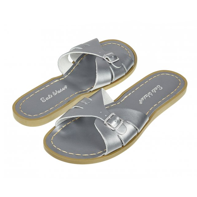 Sandales slide Pewter