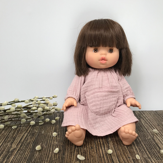 Poupée Jeanne yeux marrons - Minikane