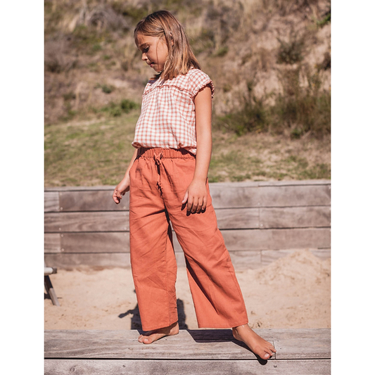Pantalon Ines toscane lin et coton
