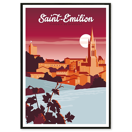 affiche-saint-emilion-vignoble-de--bordeaux-les-affichistes